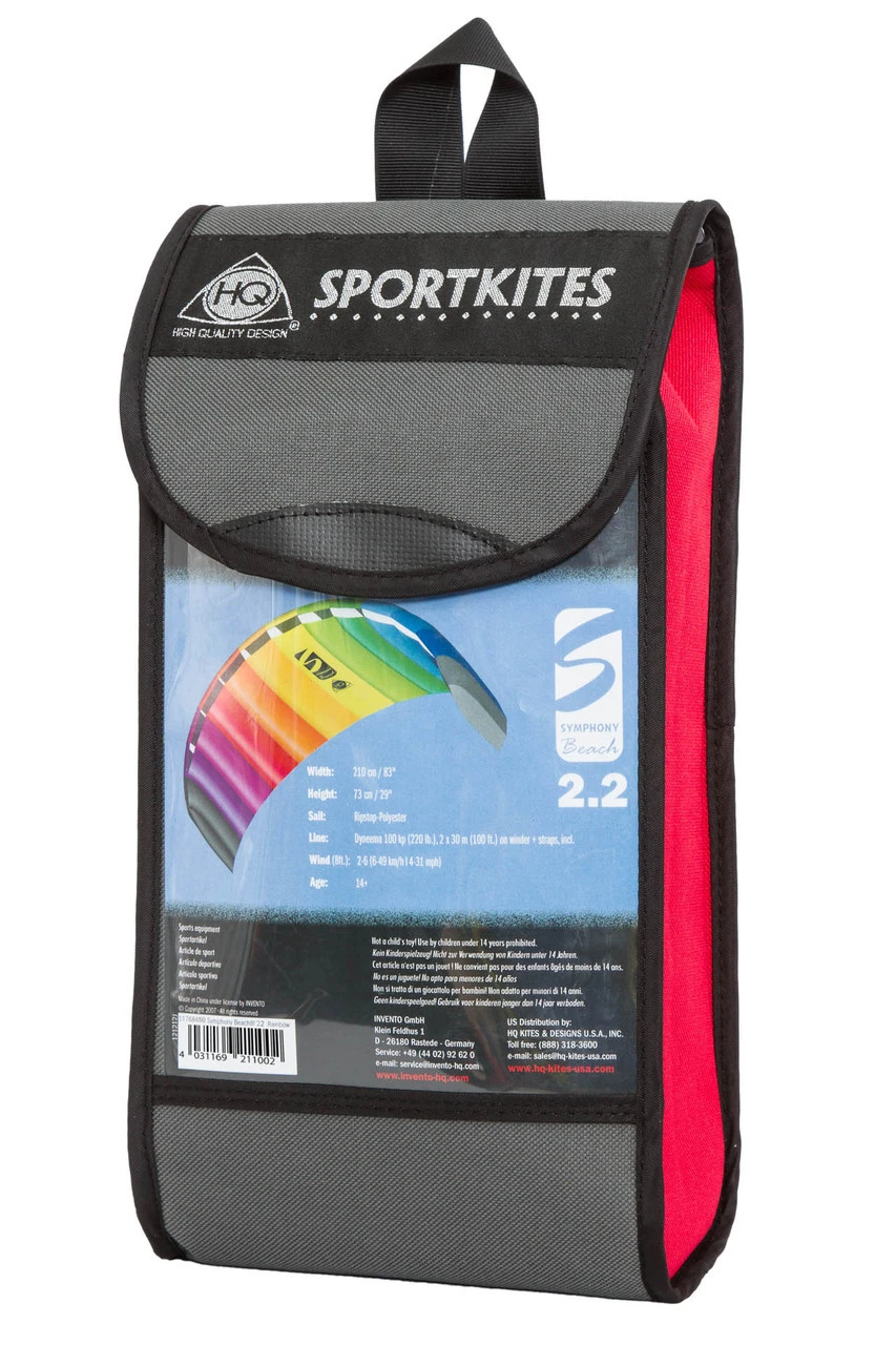 Symphony Beach III 1.3 Rainbow Foil Kite 4 Symphony Beach III 1.3 Rainbow Foil Kite - Image 2