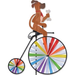 Premier® High Wheel Biker Lawn Spinner - Dog