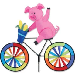 Premier® Biker Lawn Spinner - Pig