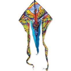 6.5 Ft. Flo-Tail Delta Kite - Rainbow Bird -Default Template 6 33012 34699.1701528499