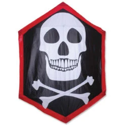 Skull - Crossbones-Rokkaku Kite