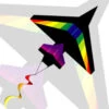 2D Black Rainbow Airplane Kite 1 2D Black Rainbow Airplane Kite -Default Template 6 55718 2DAirplane BlackRainbow 27683.1341450519