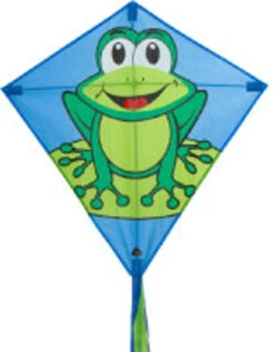 Eddy Funny Frog Diamond Kite