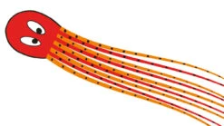 Floating Octopus Red